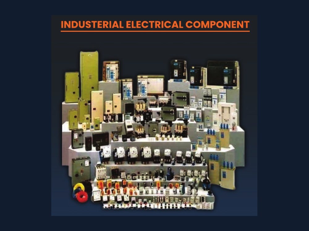 Industrial electrical components used in control panel rebuilds