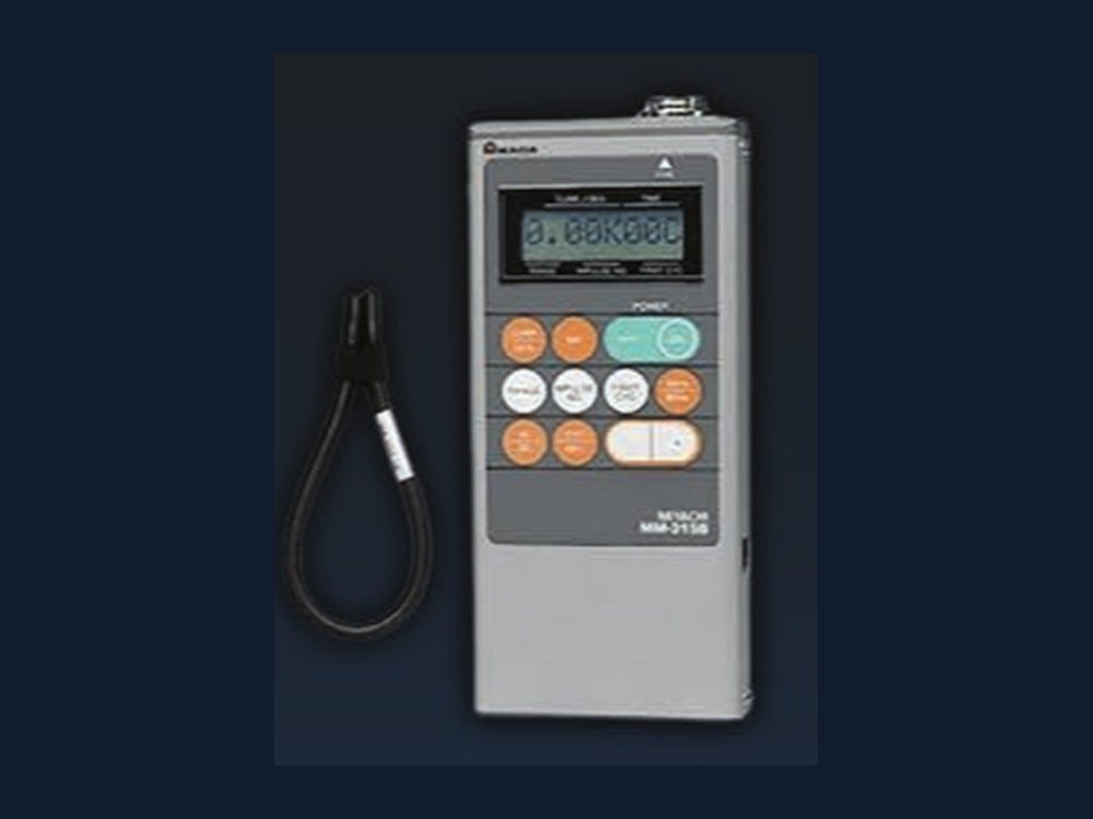 Weld force gauge and portable weld checker used during commissioning